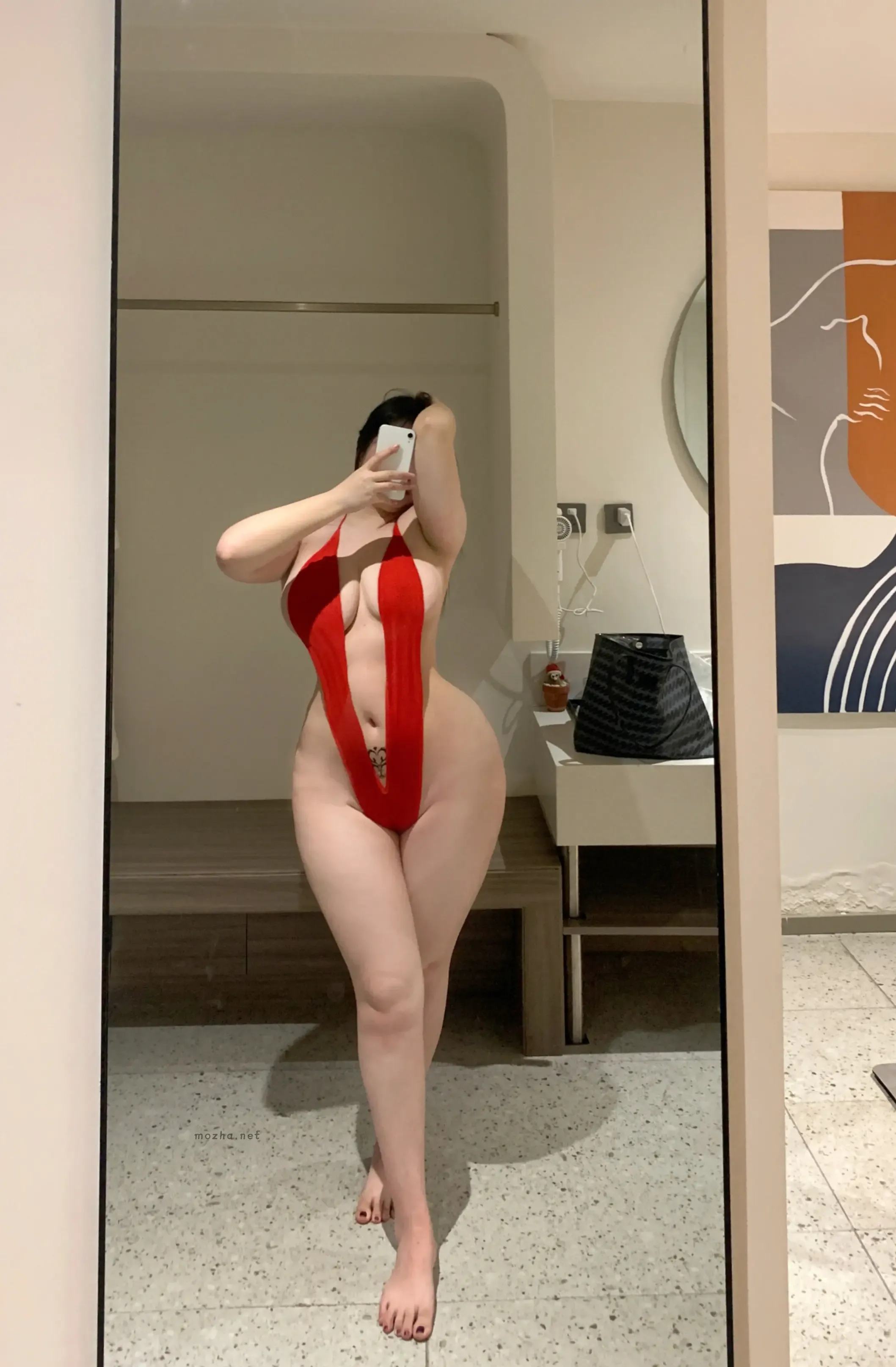 咩咩阿银 – 清凉红绳【15P48.6M】